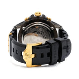 Buy Shop Versace Icon Active Chrono Gold Dial Black Silicone Strap Unisex Watch - VEZ701623 USA Online