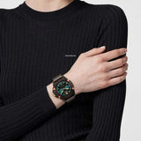 Buy Shop Versace Icon Active Chronograph Black Dial Black Rubber Strap Unisex Watch - VE8P00224 USA Online