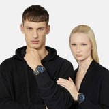 Buy Shop Versace icon Active Chronograph Black Dial Black Silicone Strap Watch For Men - VEZ700622 USA Online