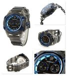 Buy Shop Versace icon Active Chronograph Black Dial Black Silicone Strap Watch For Men - VEZ700622 USA Online