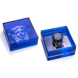 Buy Shop Versace icon Active Chronograph Black Dial Black Silicone Strap Watch For Men - VEZ700622 USA Online