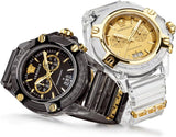 Buy Shop Versace Icon Active Chronograph Black Dial Black Steel Strap Watch for Men - VEZ700421 USA Online