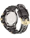 Buy Shop Versace Icon Active Chronograph Black Dial Black Steel Strap Watch for Men - VEZ700421 USA Online