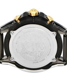 Buy Shop Versace Icon Active Chronograph Black Dial Black Steel Strap Watch for Men - VEZ700421 USA Online