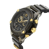 Buy Shop Versace Icon Active Chronograph Black Dial Black Steel Strap Watch for Men - VEZ700421 USA Online