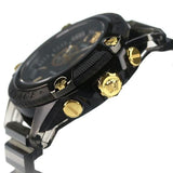 Buy Shop Versace Icon Active Chronograph Black Dial Black Steel Strap Watch for Men - VEZ700421 USA Online