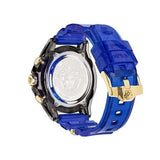 Buy Shop Versace Icon Active Chronograph Black Dial Blue Rubber Strap Watch For Men VEZ700521 USA Online
