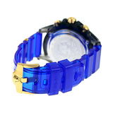 Buy Shop Versace Icon Active Chronograph Black Dial Blue Rubber Strap Watch For Men VEZ700521 USA Online
