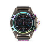 Buy Shop Versace Icon Active Chronograph Black Dial Grey Silicone Strap Watch for Men - VEZ701022 USA Online