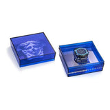 Buy Shop Versace Icon Active Chronograph Black Dial Grey Silicone Strap Watch for Men - VEZ701022 USA Online