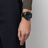 Buy Shop Versace Icon Active Chronograph Black Dial Grey Silicone Strap Watch for Men - VEZ701022 USA Online