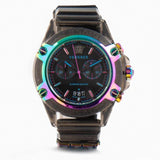 Buy Shop Versace Icon Active Chronograph Black Dial Grey Silicone Strap Watch for Men - VEZ701022 USA Online