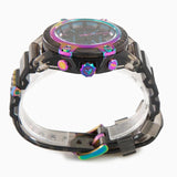 Buy Shop Versace Icon Active Chronograph Black Dial Grey Silicone Strap Watch for Men - VEZ701022 USA Online