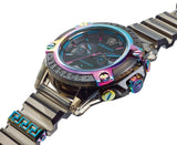 Buy Shop Versace Icon Active Chronograph Black Dial Grey Silicone Strap Watch for Men - VEZ701022 USA Online