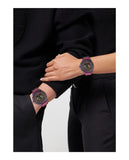 Buy Shop Versace Icon Active Chronograph Black Dial Purple Rubber Strap Watch For Men - VEZ701423 USA Online