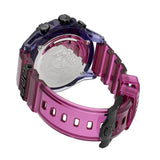 Buy Shop Versace Icon Active Chronograph Black Dial Purple Rubber Strap Watch For Men - VEZ701423 USA Online