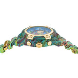 Buy Shop Versace Icon Active Chronograph Blue Dial Green Rubber Strap Watch For Men - VEZ701322 USA Online