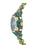 Buy Shop Versace Icon Active Chronograph Blue Dial Green Rubber Strap Watch For Men - VEZ701322 USA Online