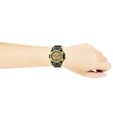 Buy Shop Versace Icon Active Chronograph Gold Dial Black Silicone Strap Watch For Men - VEZ700321 USA Online