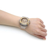 Buy Shop Versace Icon Active Chronograph Gold Dial White Silicone Strap Watch for Men - VEZ700121 USA Online