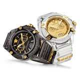 Buy Shop Versace Icon Active Chronograph Gold Dial White Silicone Strap Watch for Men - VEZ700121 USA Online