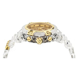 Buy Shop Versace Icon Active Chronograph Gold Dial White Silicone Strap Watch for Men - VEZ700121 USA Online