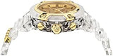 Buy Shop Versace Icon Active Chronograph Gold Dial White Silicone Strap Watch for Men - VEZ700121 USA Online