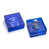 Buy Shop Versace Icon Active Chronograph Purple Dial Blue Silicone Strap Watch For Men - VEZ701523 USA Online
