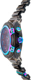 Buy Shop Versace Icon Active Chronograph Quartz Black Dial Black Steel Strap Watch For Men - VEZ701022 USA Online