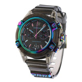 Buy Shop Versace Icon Active Chronograph Quartz Black Dial Black Steel Strap Watch For Men - VEZ701022 USA Online