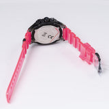 Buy Shop Versace Icon Active Chronograph Quartz Black Dial Pink Rubber Strap Watch For Men - VEZ700221 USA Online