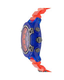 Buy Shop Versace Icon Active Chronograph Quartz Blue Dial Orange Rubber Strap Watch For Men - VEZ700922 USA Online