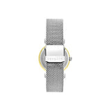 Buy Shop Versace Meander Blue Dial Silver Mesh Bracelet Watch for Women - VELW00520 USA Online