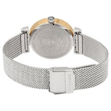 Buy Shop Versace Meander Blue Dial Silver Mesh Bracelet Watch for Women - VELW00520 USA Online