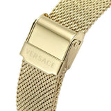 Buy Shop Versace Meander Greca White Dial Gold Mesh Bracelet Watch for Women - VELW00820 USA Online