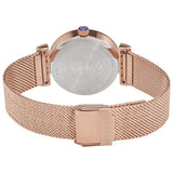 Buy Shop Versace Meander White Dial Rose Gold Mesh Bracelet Watch for Women - VELW00620 USA Online