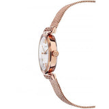 Buy Shop Versace Meander White Dial Rose Gold Mesh Bracelet Watch for Women - VELW00620 USA Online