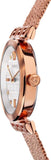 Buy Shop Versace Meander White Dial Rose Gold Mesh Bracelet Watch for Women - VELW00620 USA Online