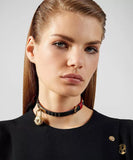 Buy Shop Versace Medusa Lock Icon Gold Dial Red Leather Strap Watch for Women - VEDW00119 USA Online