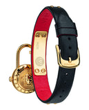 Buy Shop Versace Medusa Lock Icon Gold Dial Red Leather Strap Watch for Women - VEDW00119 USA Online