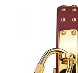 Buy Shop Versace Medusa Lock Icon Gold Dial Red Leather Strap Watch for Women - VEDW00319 USA Online