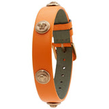 Buy Shop Versace Medusa Lock Icon Quartz Beige Dial Green Leather Strap Watch for Women - VEDW00519 USA Online