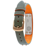 Buy Shop Versace Medusa Lock Icon Quartz Beige Dial Green Leather Strap Watch for Women - VEDW00519 USA Online