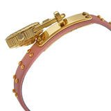 Buy Shop Versace Medusa Lock Icon Quartz Gold Dial Pink & Blue Leather Strap Watch For Women - VEDW00219 USA Online