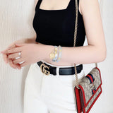 Buy Shop Versace Medusa Lock Icon Quartz White Dial Blue Leather Strap Watch for Women - VEDW00419 USA Online