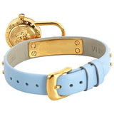 Buy Shop Versace Medusa Lock Icon Quartz White Dial Blue Leather Strap Watch for Women - VEDW00419 USA Online