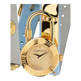 Buy Shop Versace Medusa Lock Icon Quartz White Dial Blue Leather Strap Watch for Women - VEDW00419 USA Online