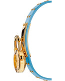Buy Shop Versace Medusa Lock Icon Quartz White Dial Blue Leather Strap Watch for Women - VEDW00419 USA Online