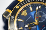 Buy Shop Versace V Extreme Pro Two Tone Dial Stainless Steel Strap Watch for Men - VCN040017 USA Online