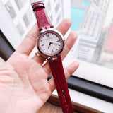 Buy Shop Versace Olympo Crystal Gleam White Dial Purple Leather Strap Watch for Women - VAN010016 USA Online